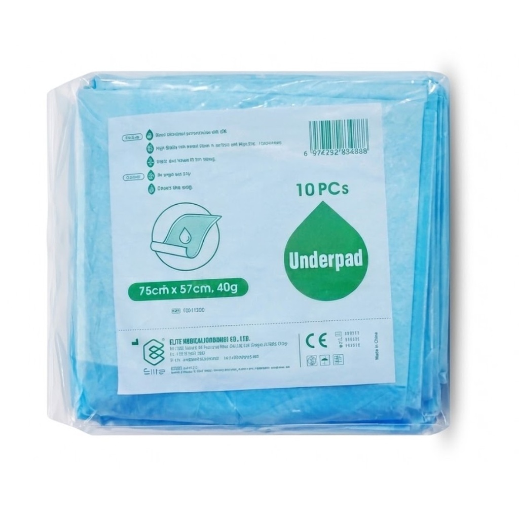 * Dr. Med Pads Under Bed Sheet 57cm x 75cm, 10's