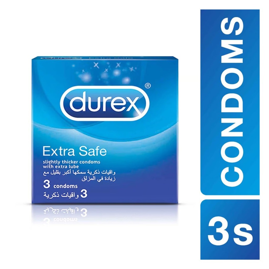 * Durex Extra Safe Condoms, 3's
