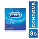 * Durex Extra Safe Condoms, 3's