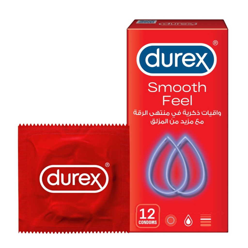 * Durex Feel Smooth Condoms, 12's