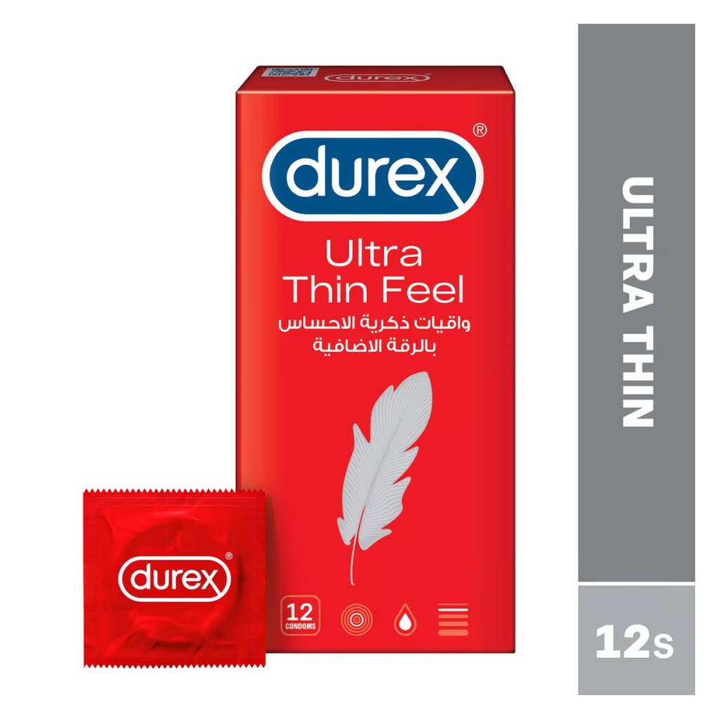 * Durex Feel Ultra Thin Condoms, 12's