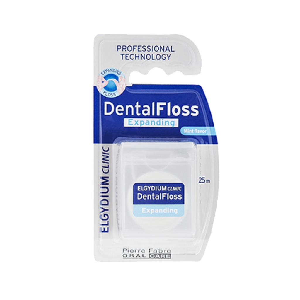 * Elgydium Clinic Expanding Mint Dental Floss, 25m