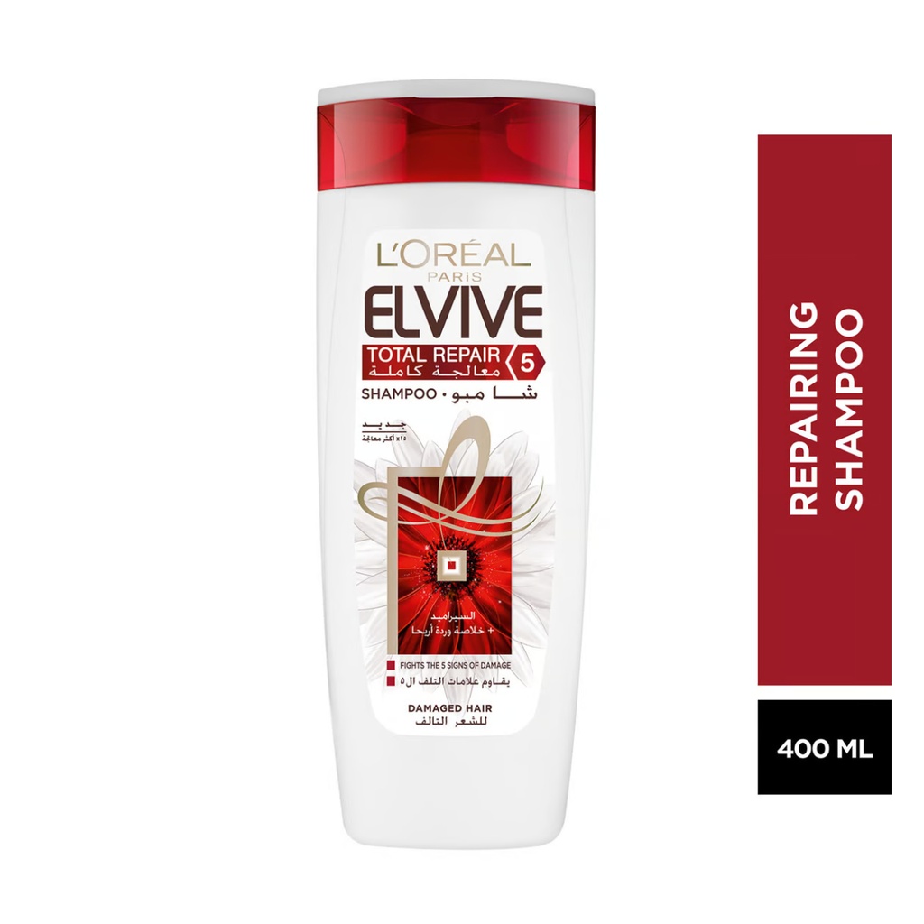 * L'oreal Elvive Total Repair Shampoo, 400ml