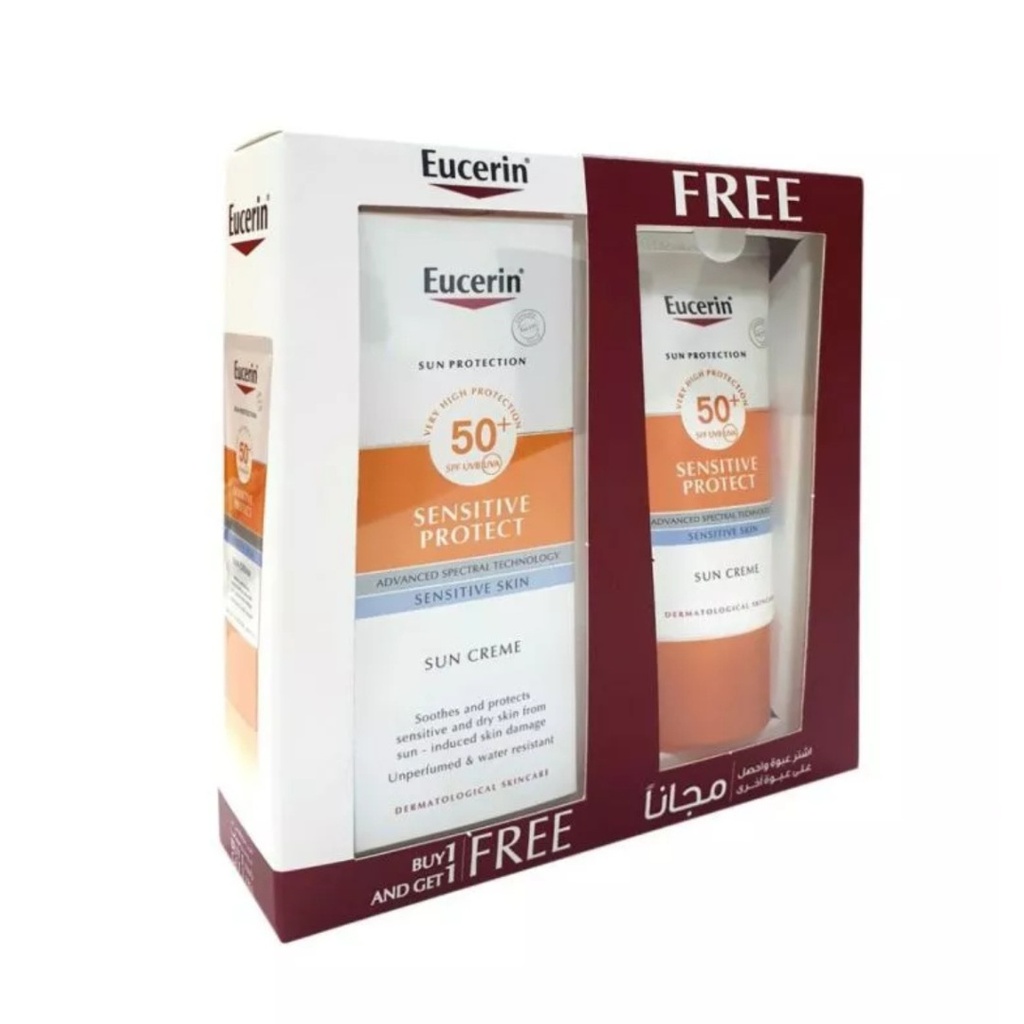* Eucerin Sun Protect Spf50+ Face Cream, 50ml - OFFER (1+1 Free)