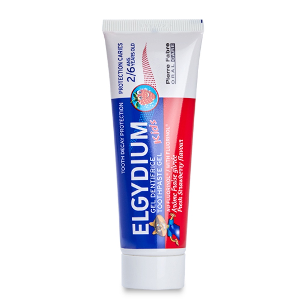 * Elgydium Kids Fresh Strawberry Toothpaste, 50ml