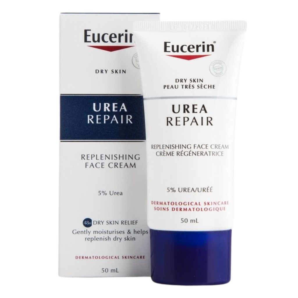 * Eucerin Replenishing Face Cream 5% Urea, 50ml