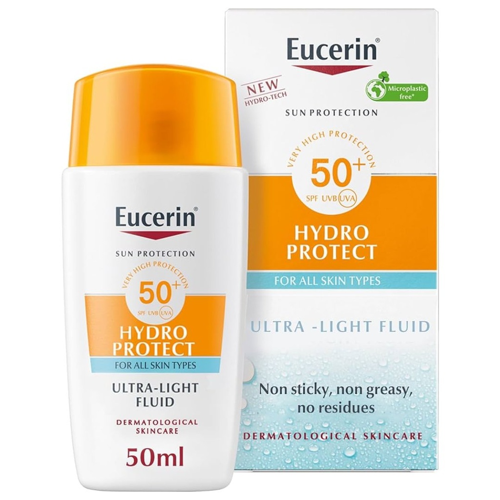 * Eucerin Sun Hydro Protect Face Sunscreen, 50ml - OFFER (1+1 Free)