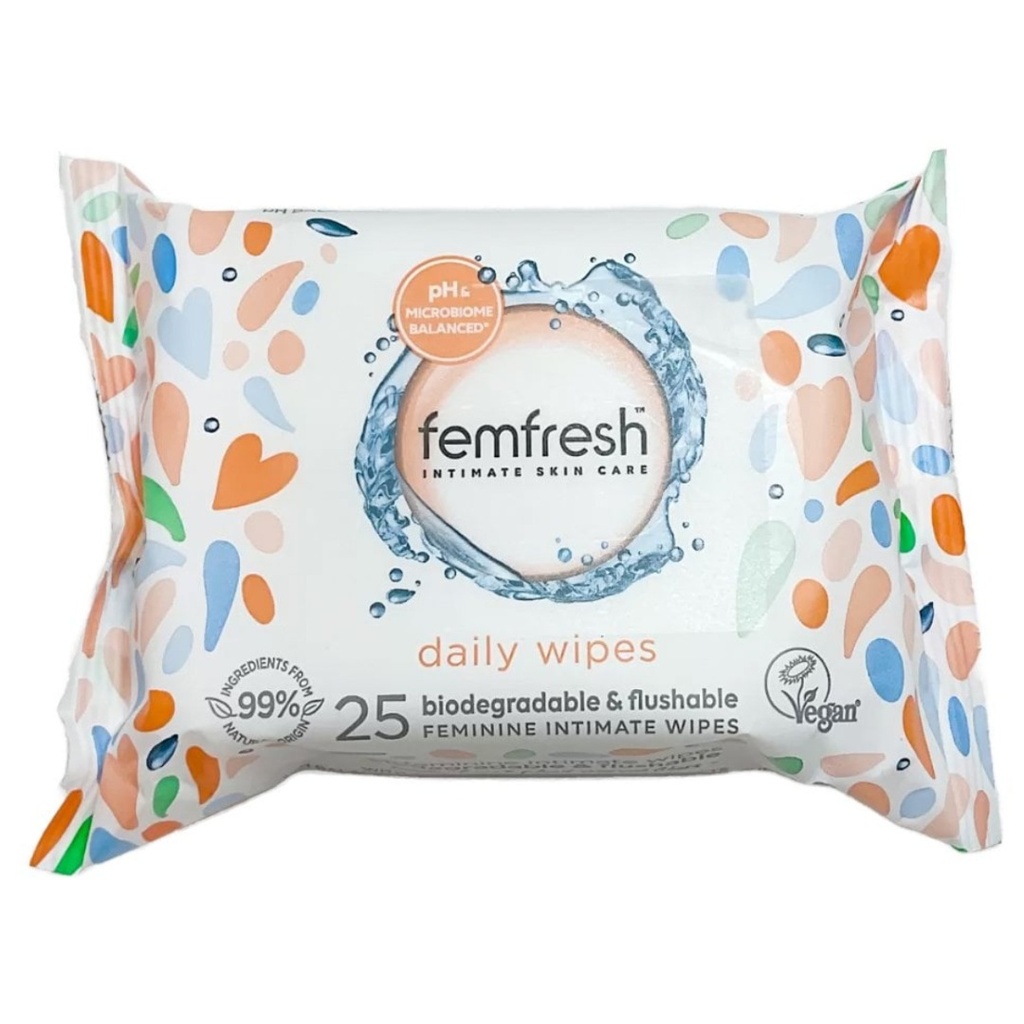 * Femfresh Female Intimate Wipes, 25's