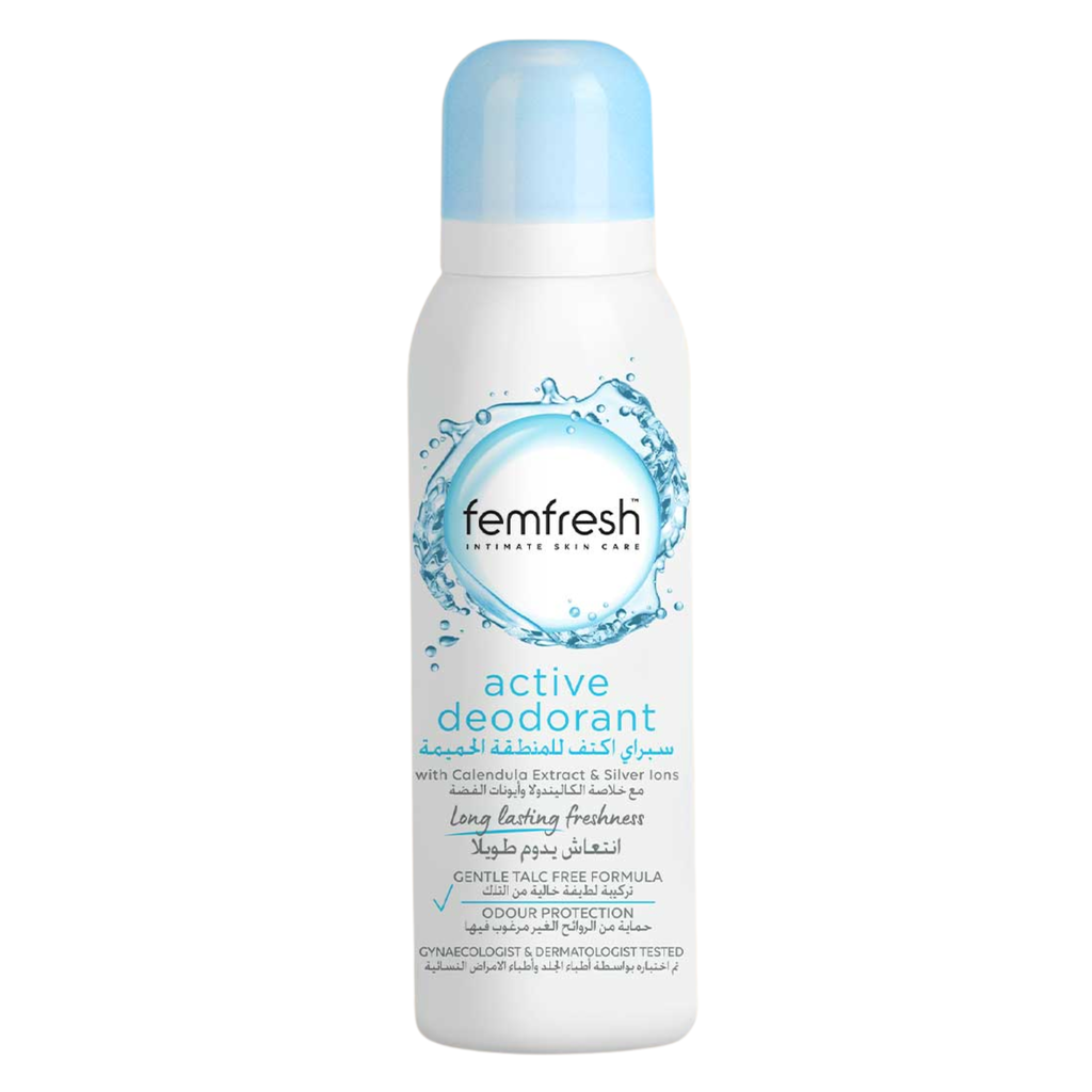 * Femfresh Silver Ultimate Care Deodorant Spray, 125ml