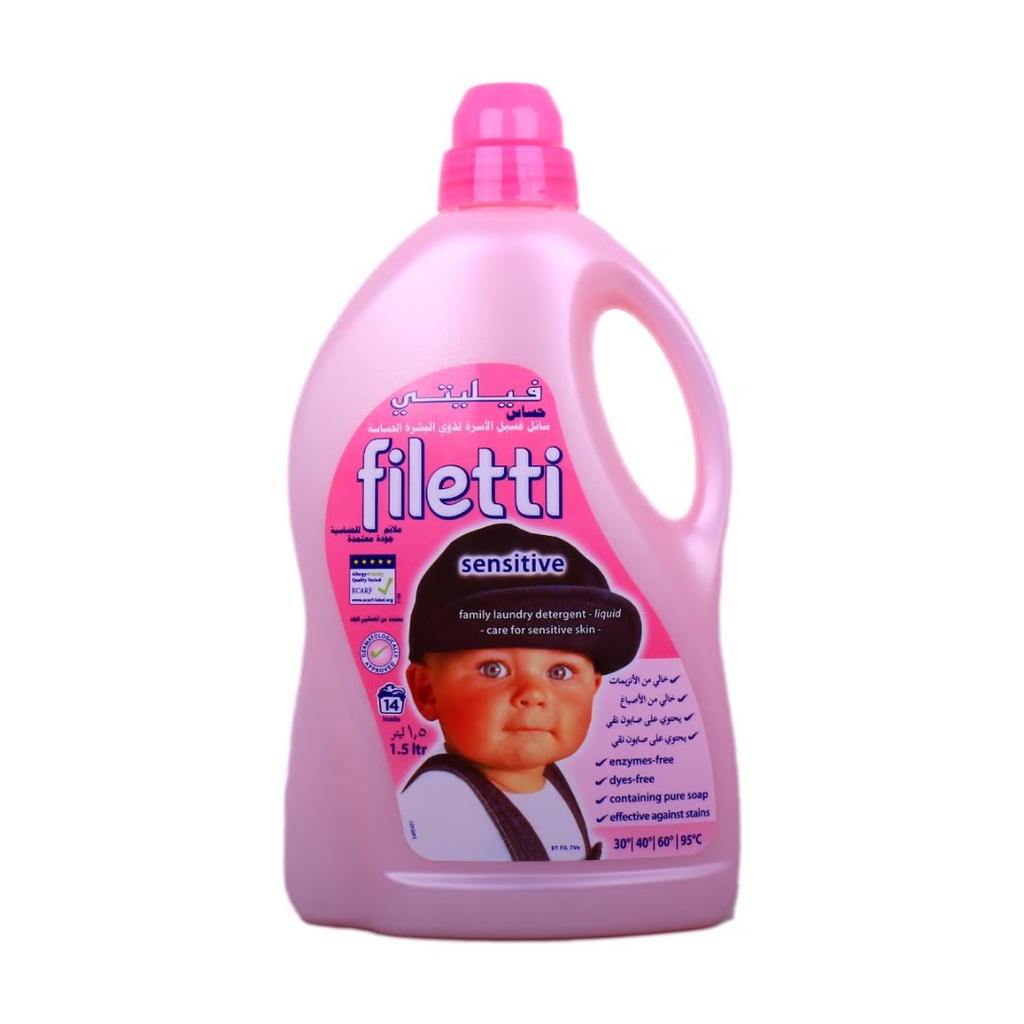 * Filetti Liquid Baby Detergent, 4x1.5L