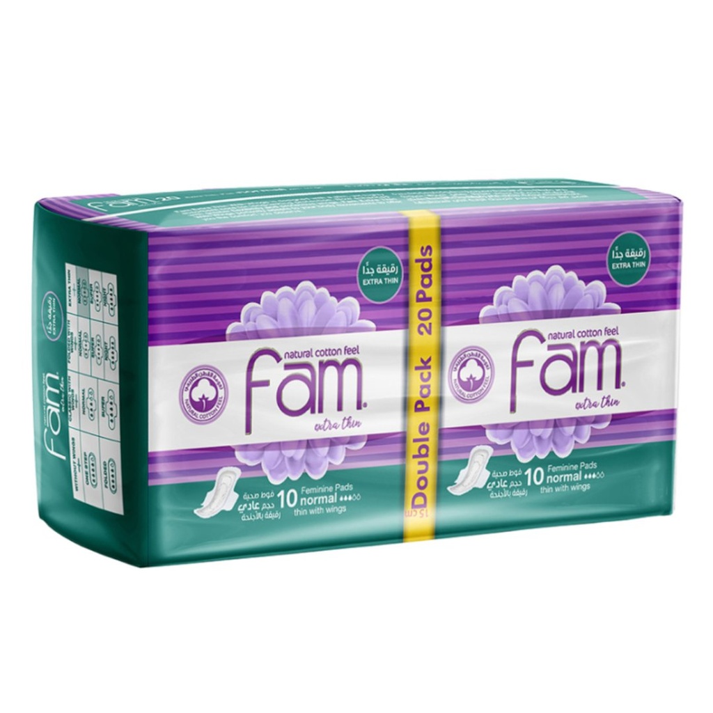 * Fam Extra Thin Normal With Wings Duo, 20's