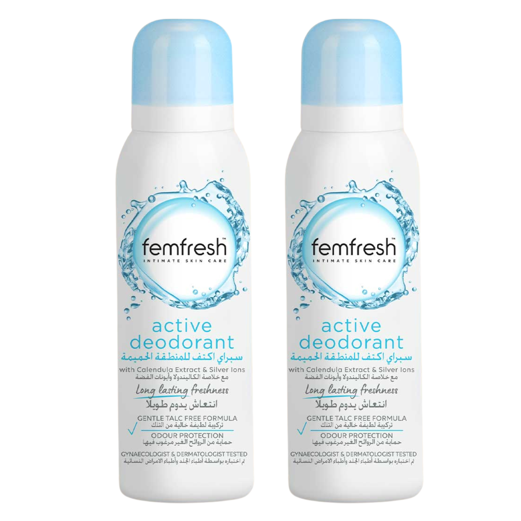 * FemFresh Silver Deo Spray, 125ml - OFFER (Twin Pack 25% Off)