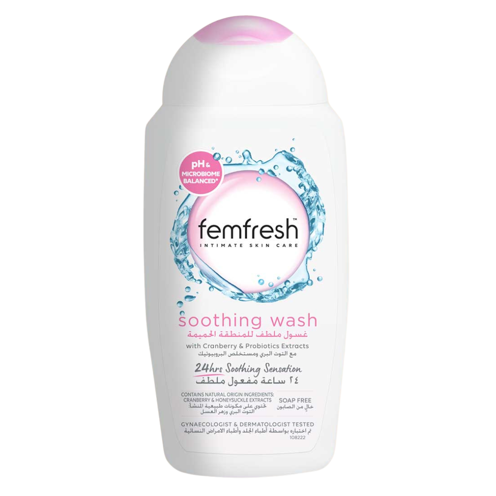 * Femfresh Triple Action Soothing Wash, 250ml