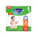 * Fine Baby Diaper Size 3 - Medium, 84's