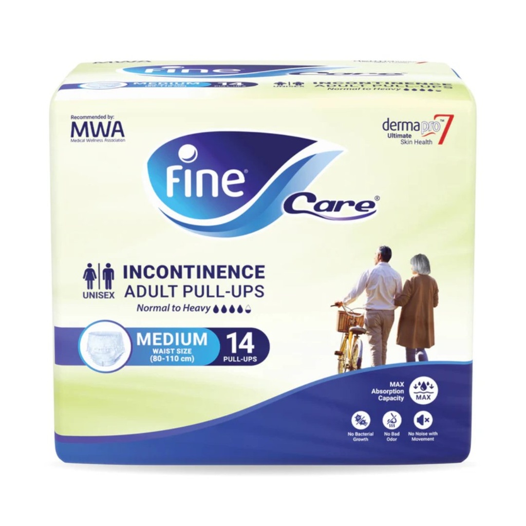 * Fine Care Adult Pull-Up Diaper Medium, 14's
