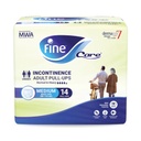 * Fine Care Adult Pull-Up Diaper Medium, 14's