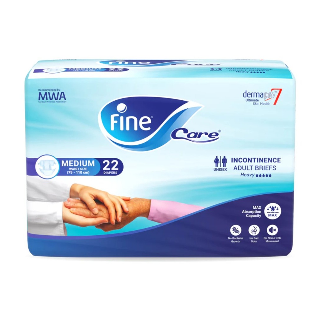 Fine Care Adult Unisex Briefs Medium, 20's