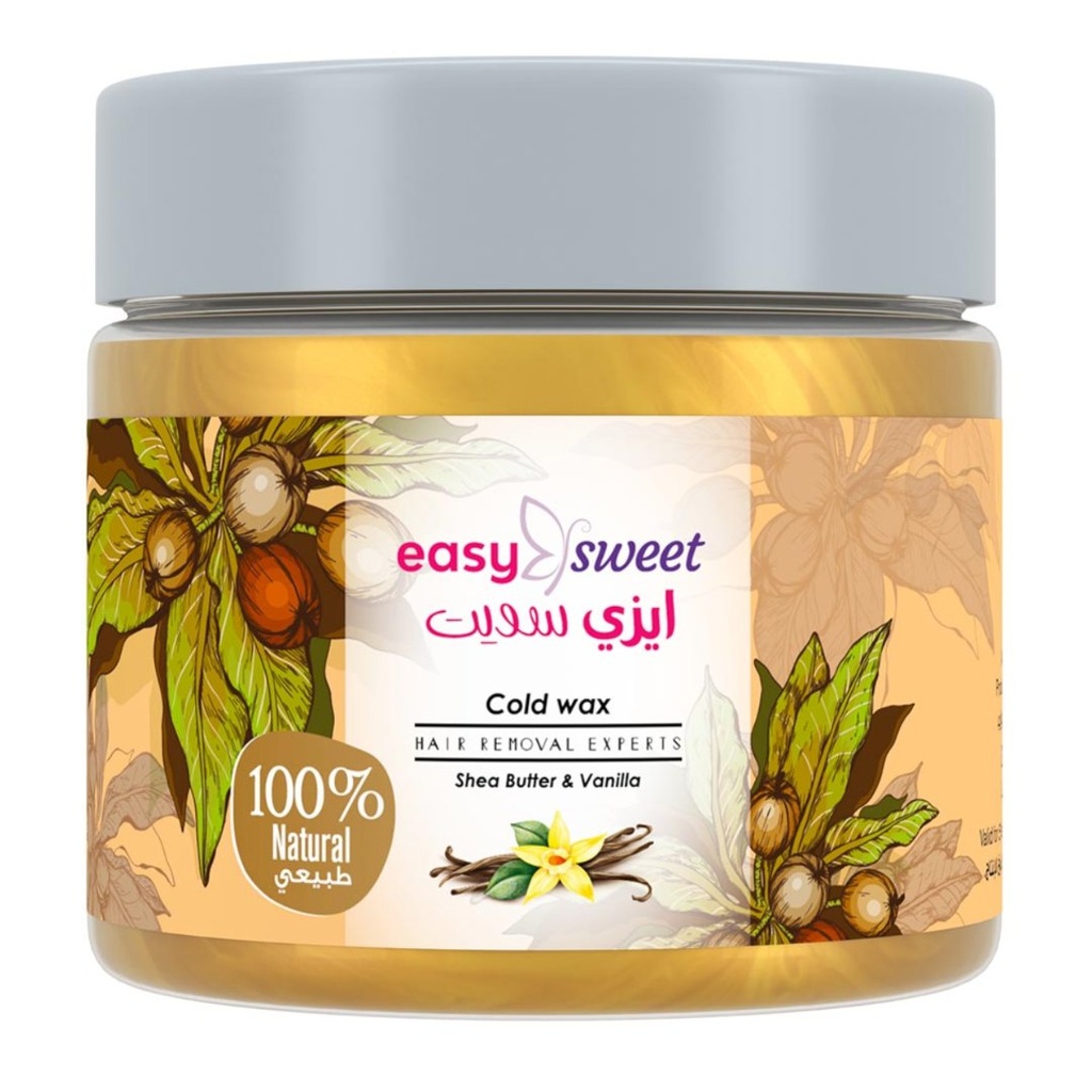 * Fine Easy Sweet Shea Butter & Vanilla Cold Wax, 200g
