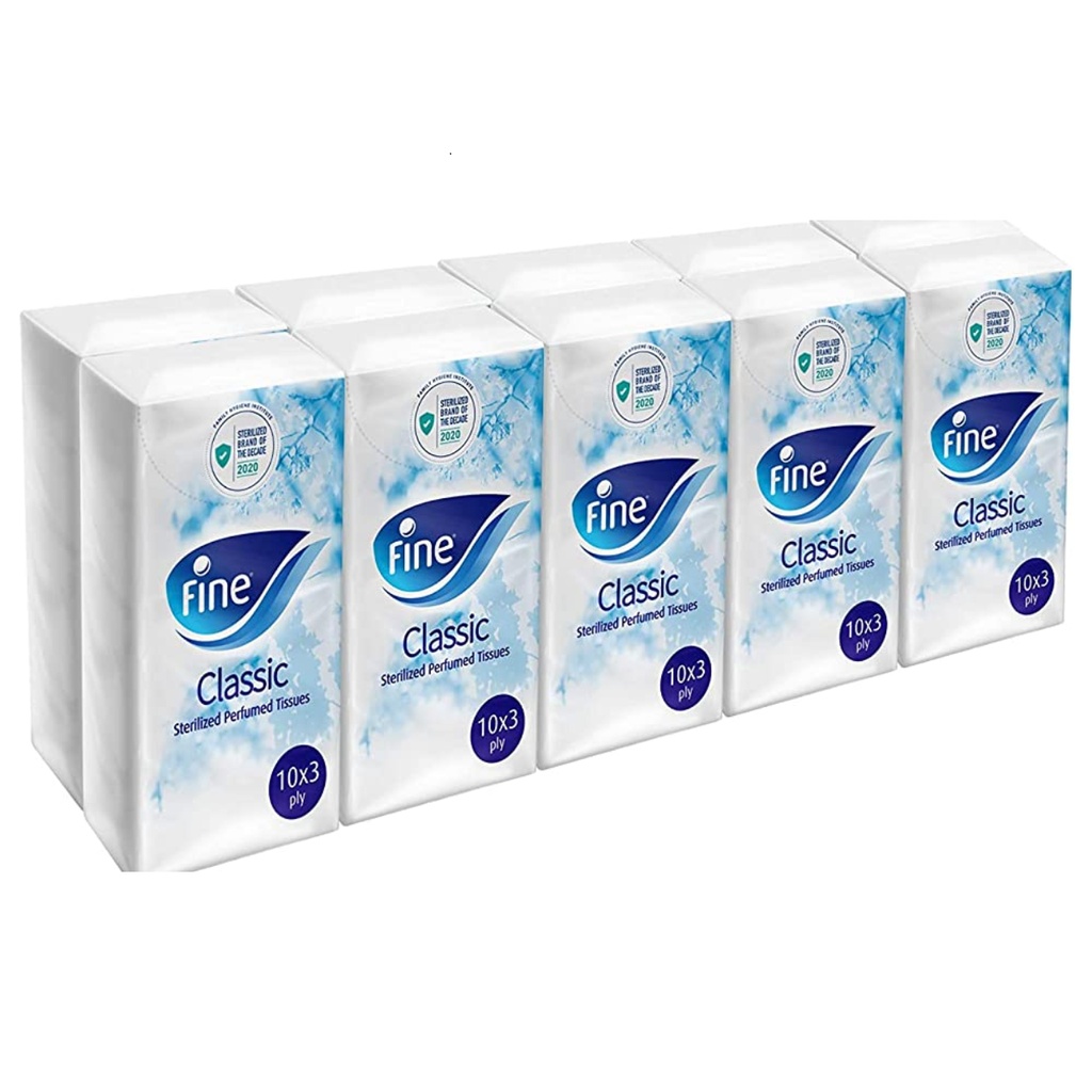 * Fine Classic Pocket Tissues, 10's