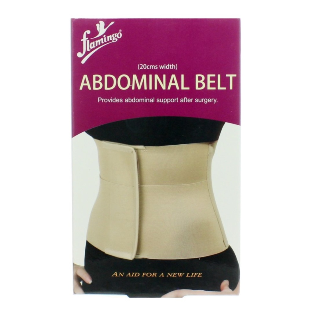 * Flamingo Abdominal Belt XL Black/Orange - OC2002