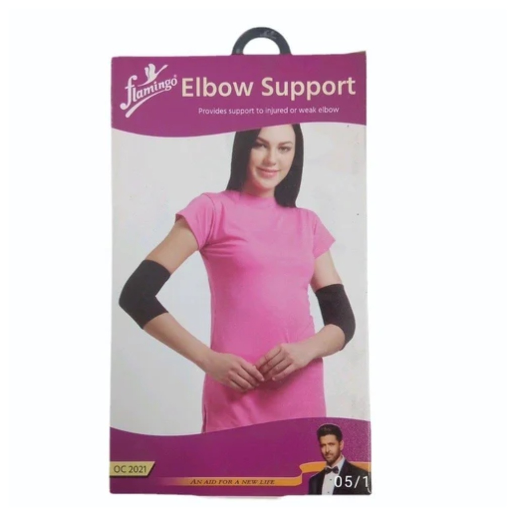 * Flamingo Elbow Support Black L - OC2021XL-B