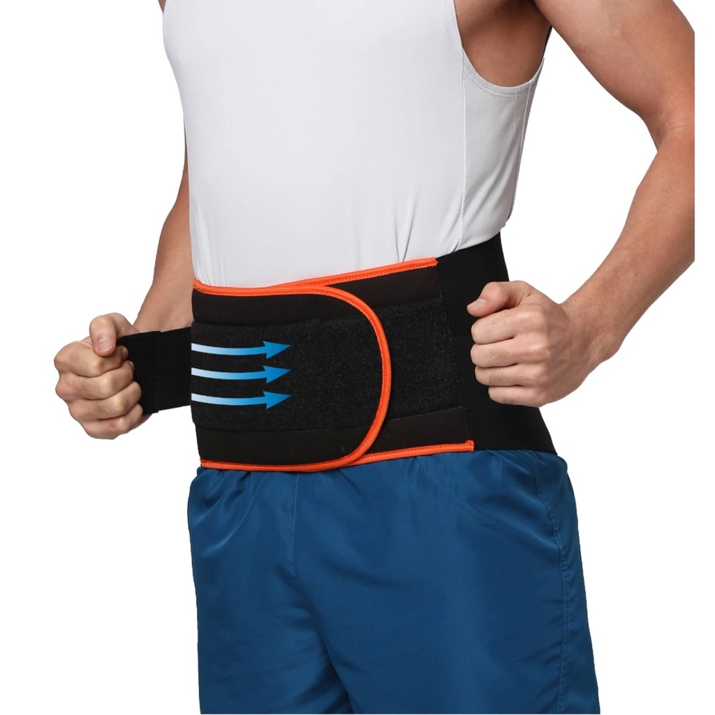 * Flamingo L.S. Belt Black/Orange-2XL - OC2001