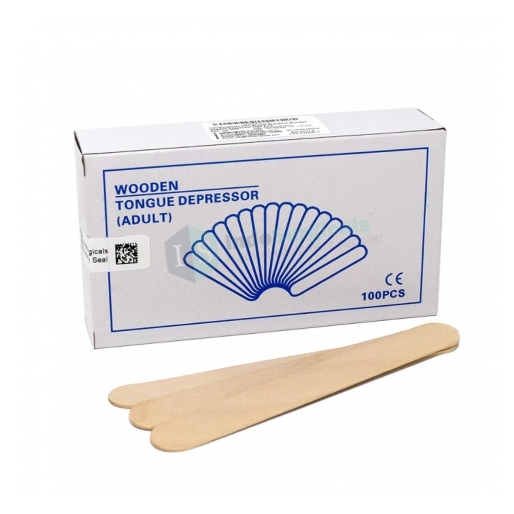* Flamingo Wooden Tongue Depressor Adult, 100's
