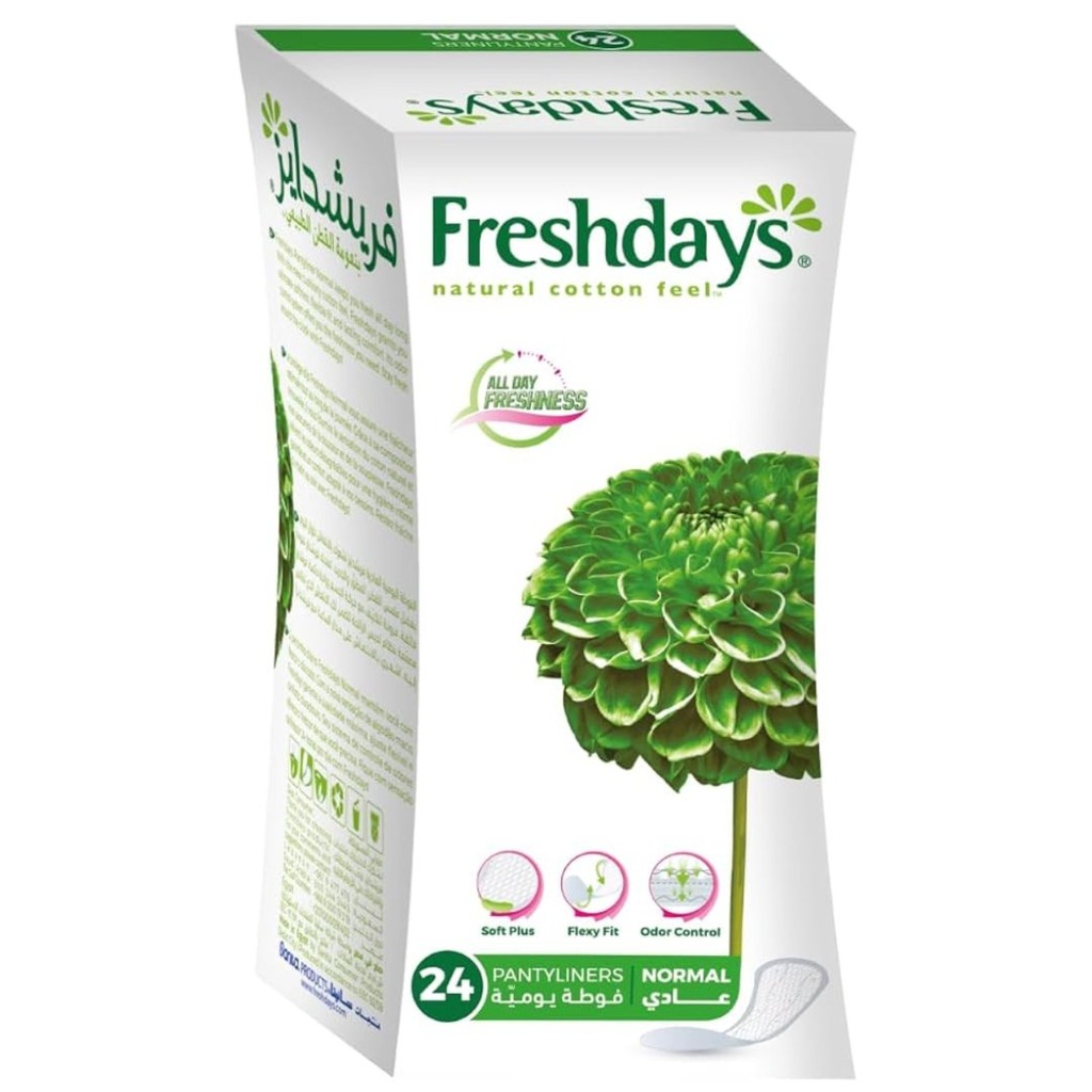 * Freshdays Normal Pantyliners, 24's