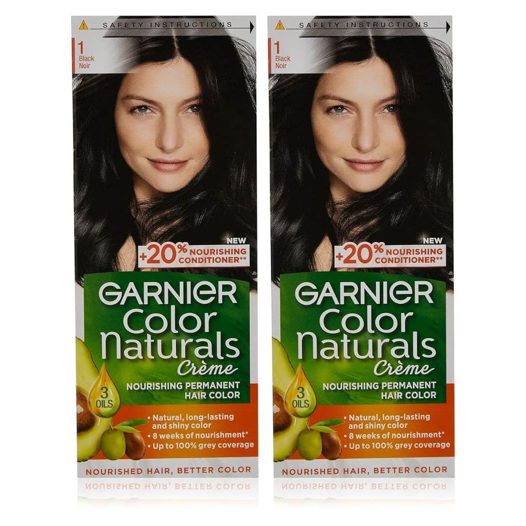 * Garnier Color Naturals 1 - Black, OFFER (Twin pack 25% Off)