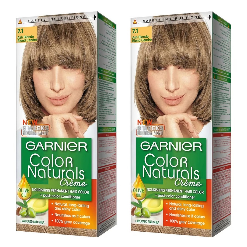 * Garnier Color Naturals 7.1, Ash Blond - OFFER (Twin pack 25% Off)