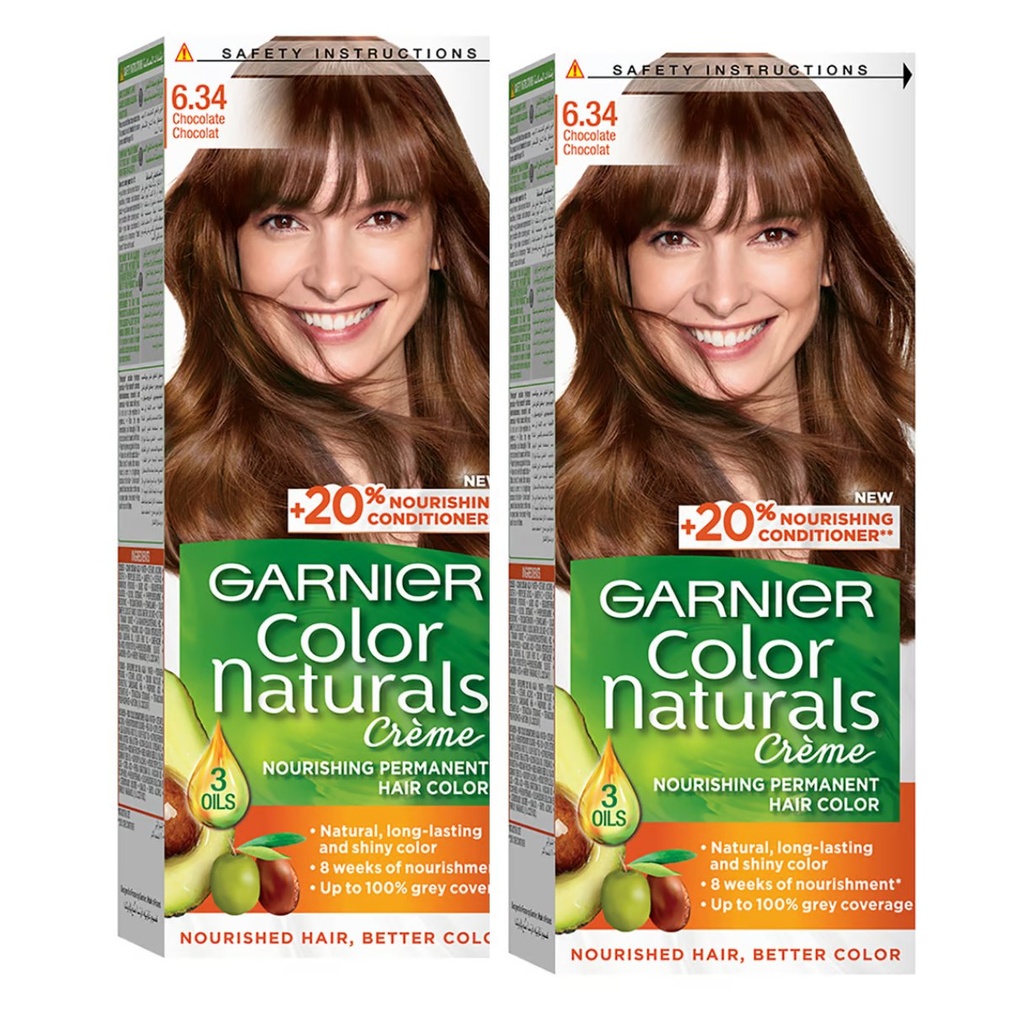 * Garnier Color Naturals 6.34 - Chocolate, OFFER (Twin pack 25% Off) 