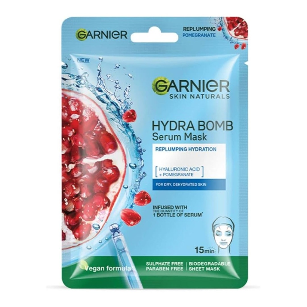 * Garnier Skin Active Hydra Bomb Pomegranate Replenishing Mask