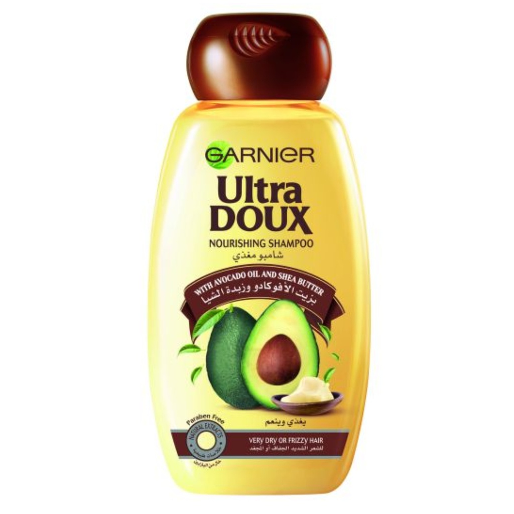Garnier Ultra Doux Avocado Oil and Shea Butter Shampoo, 200ml