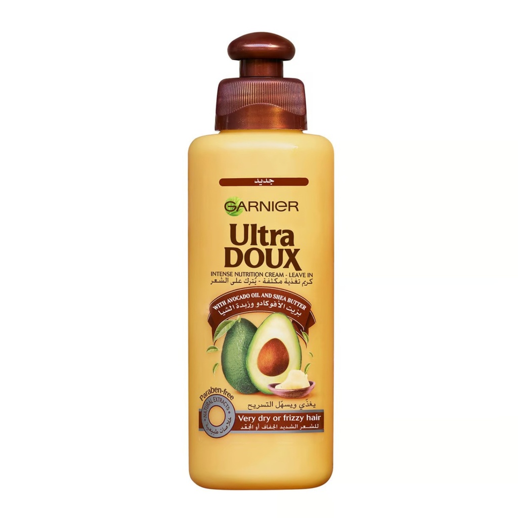 * Garnier Ultra Doux Avocado & Shea Butter Leavein, 200ml