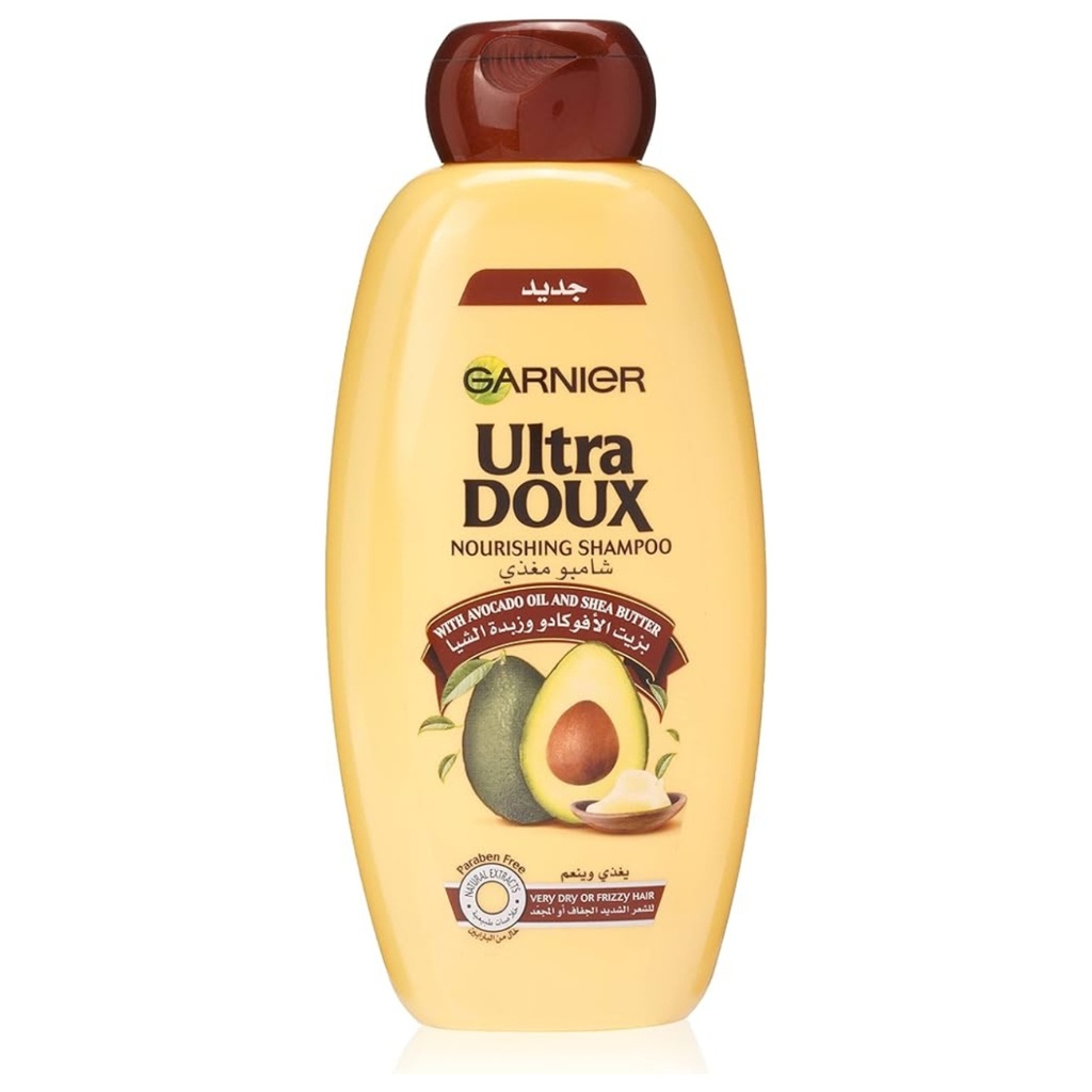 * Garnier Ultra Doux Avocado & Shea Butter Shampoo, 600ml