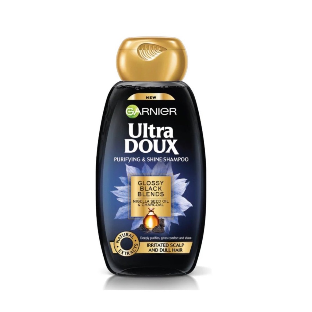 * Garnier Ultra Doux Black Charcoal Shampoo, 600ml