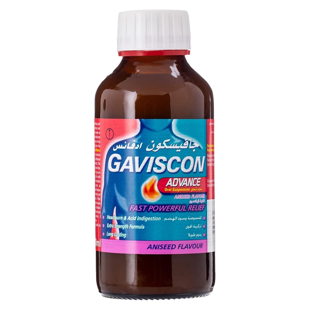 * Gaviscon Advanced Liquid Aniseed, 300ml