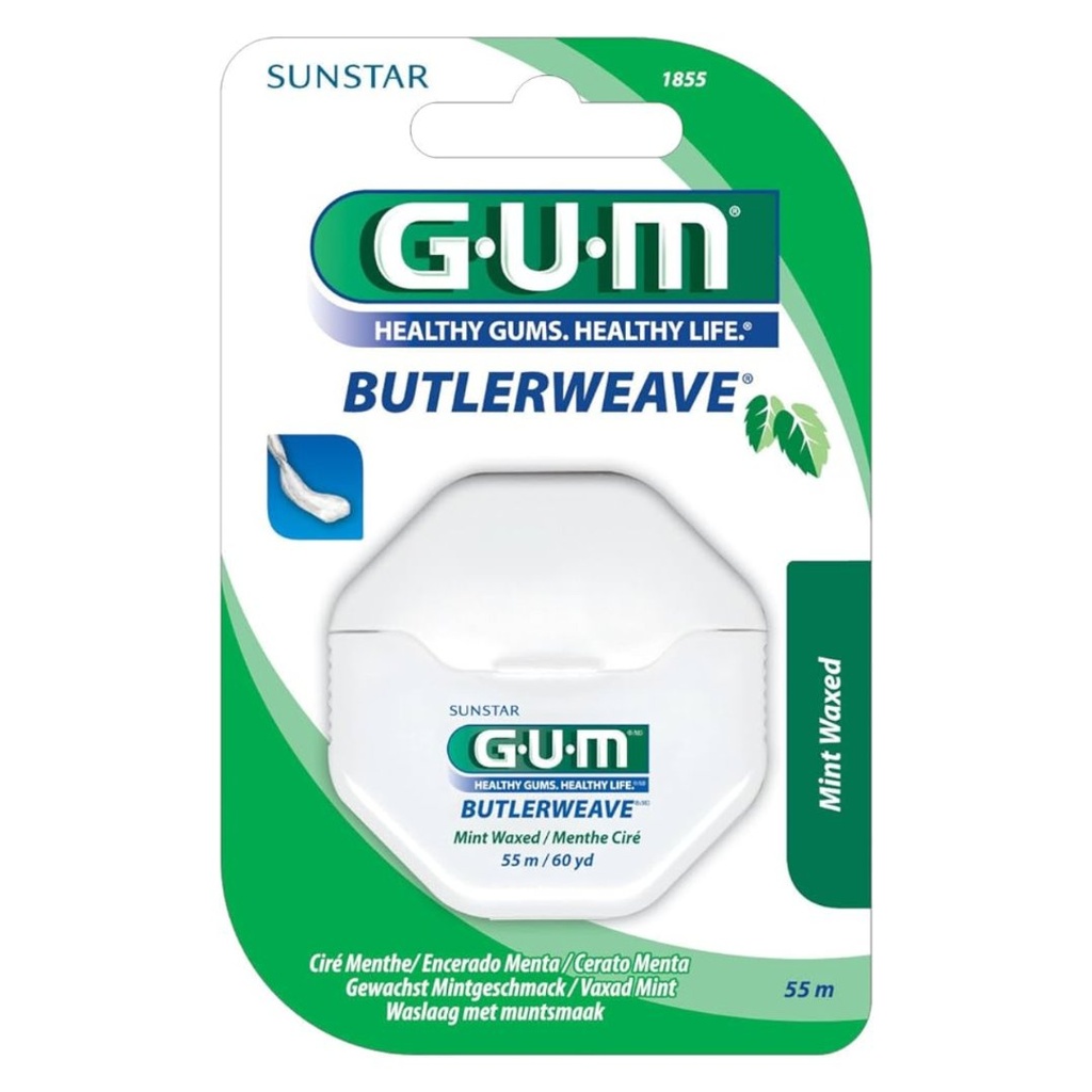 * Gum Butlerweave Mint Waxed, 55m
