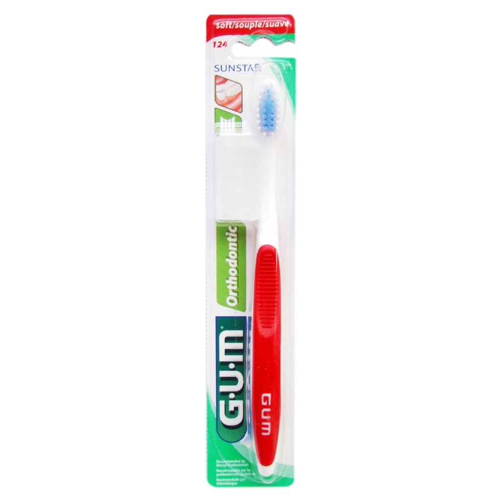 * Gum Orthodontic Soft Toothbrush 