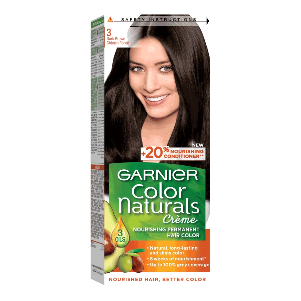 * Garnier Color Naturals 3 - Dark Brown