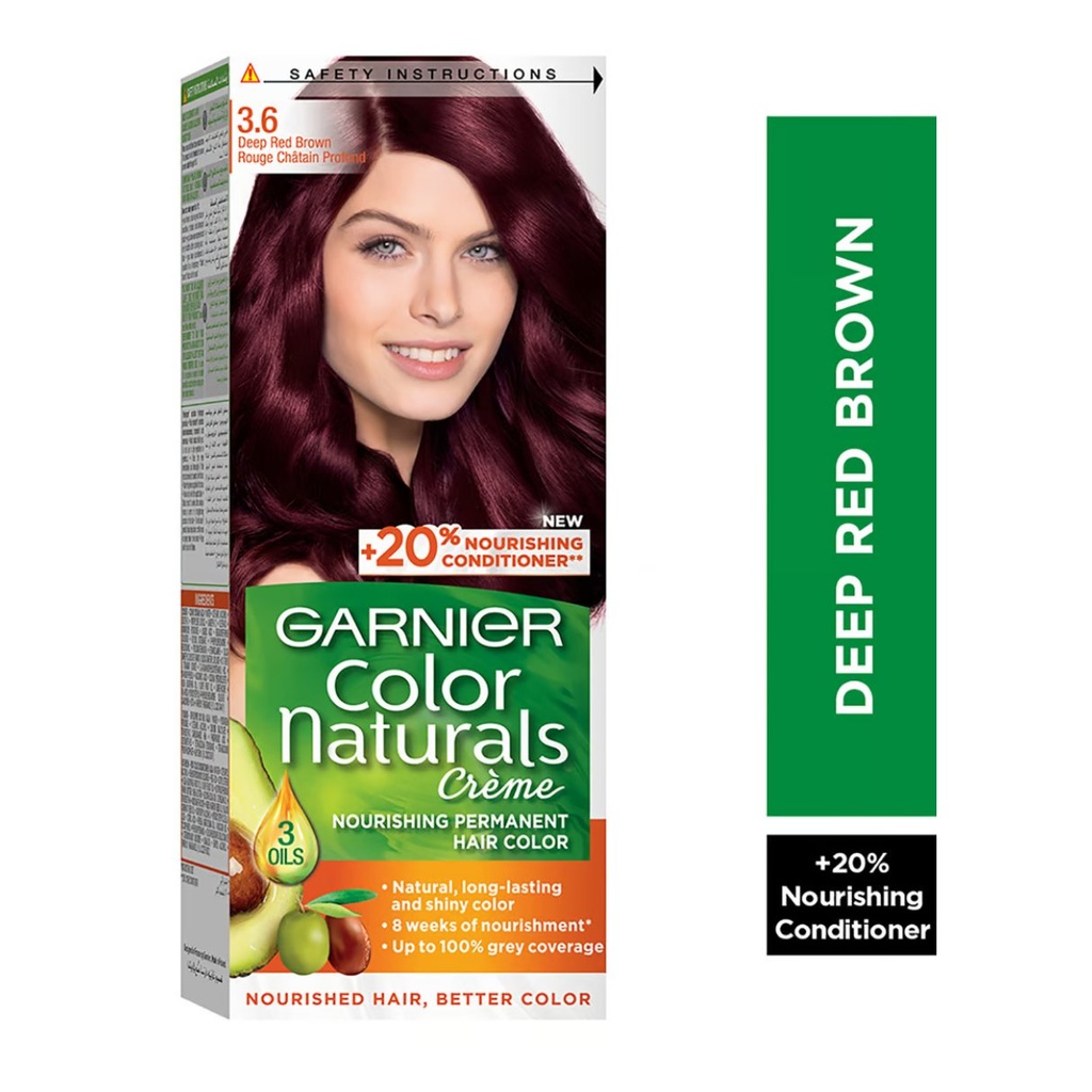 * Garnier Color Naturals 3.6 - Deep Red Brown