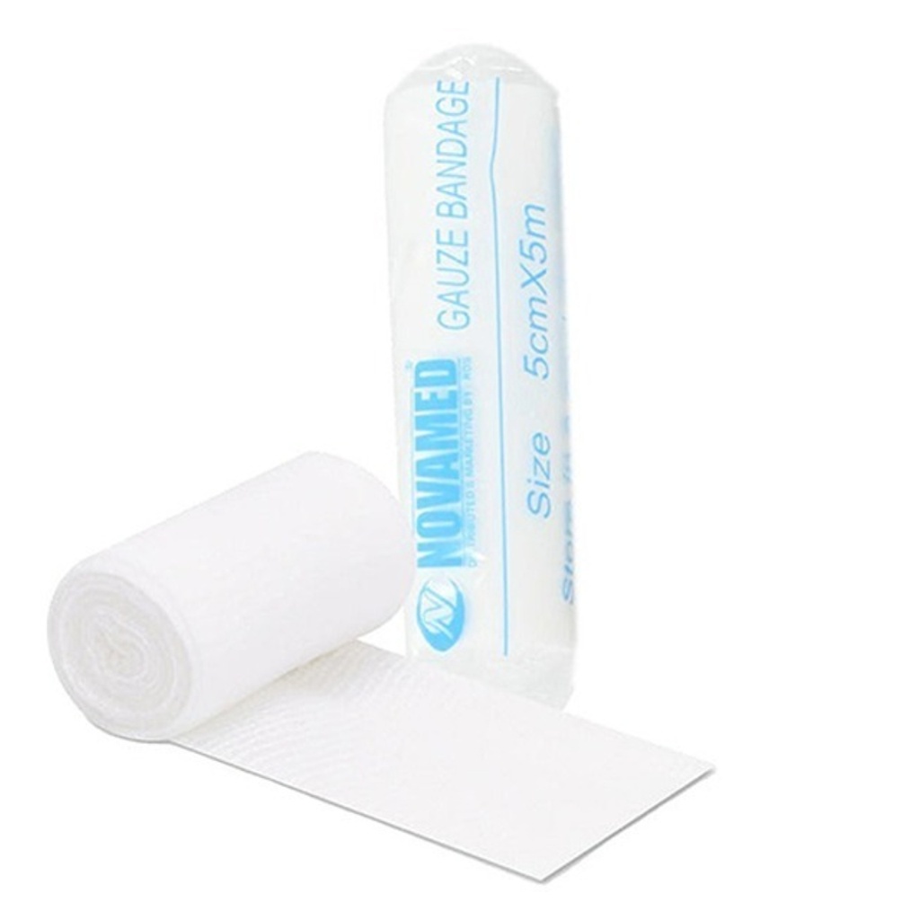 * Gauze Bandage, 5cm x 5m