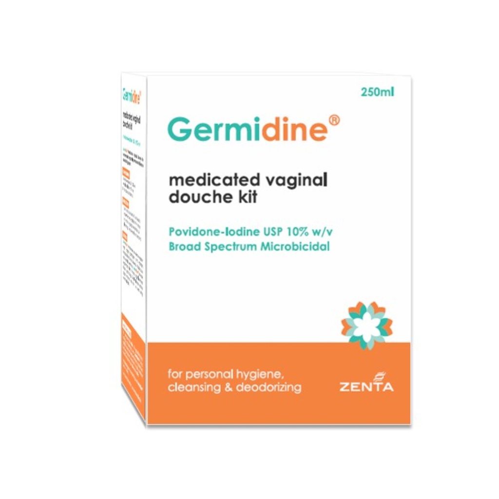 * Germidine Vagainal Douche Kit, 250ml