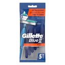 * Gillette Blue2 Plus Razor, 5's (Bag)