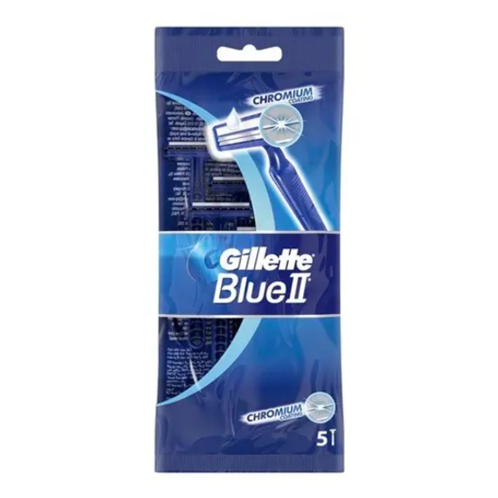 * Gillette Blue2 Regular Razors, 5's (Bag)