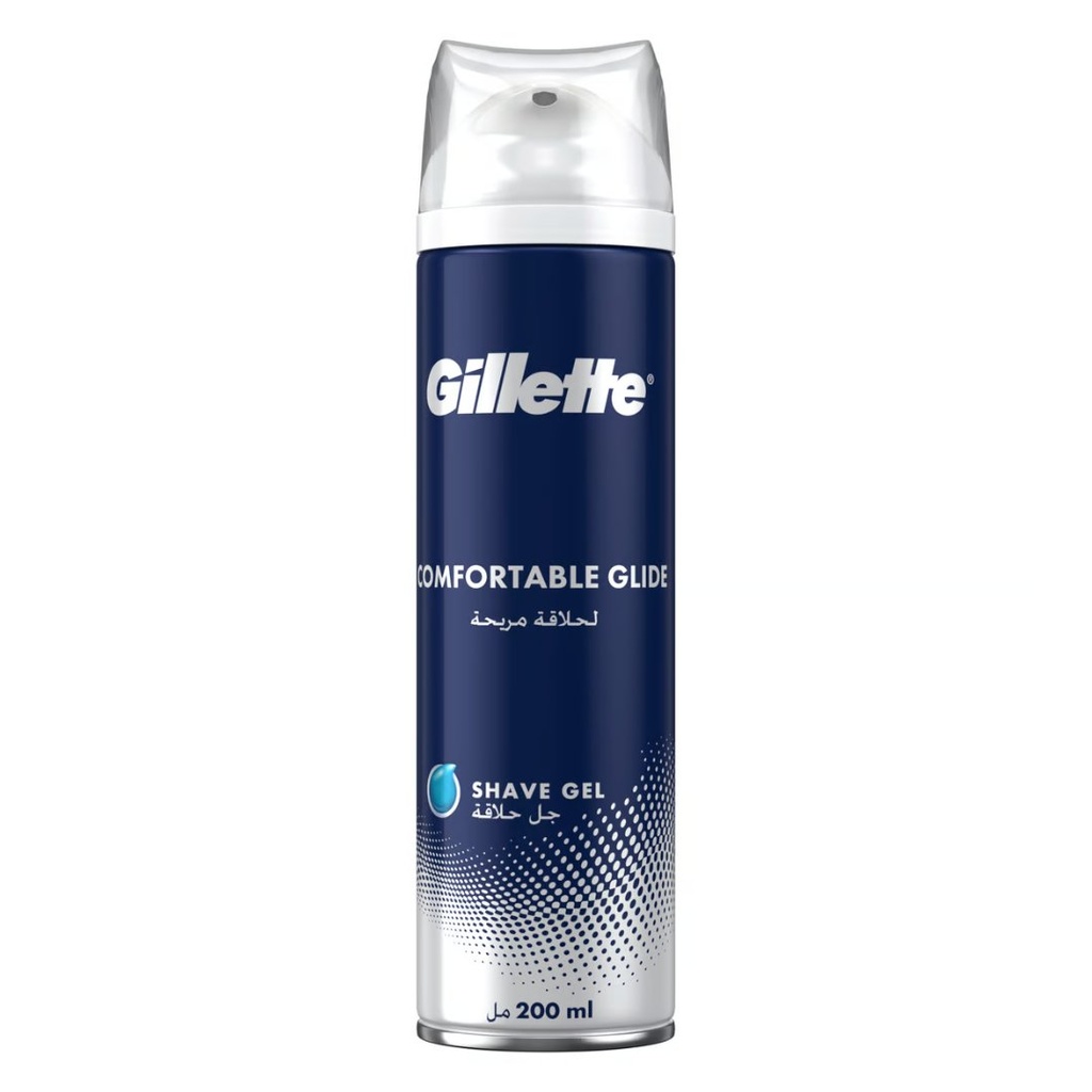 * Gillette Comfortable Glide Shaving Gel, 200ml
