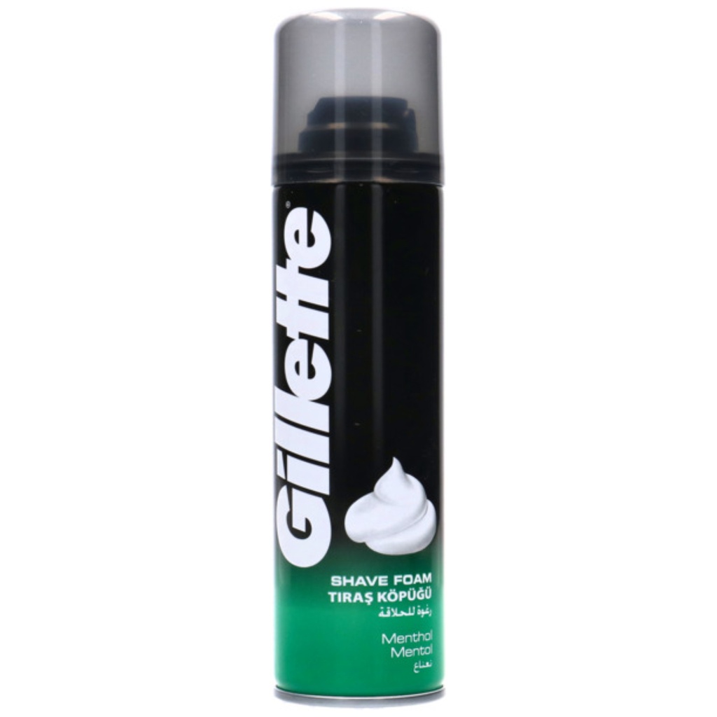 * Gillette Menthol Shaving Foam, 200ml