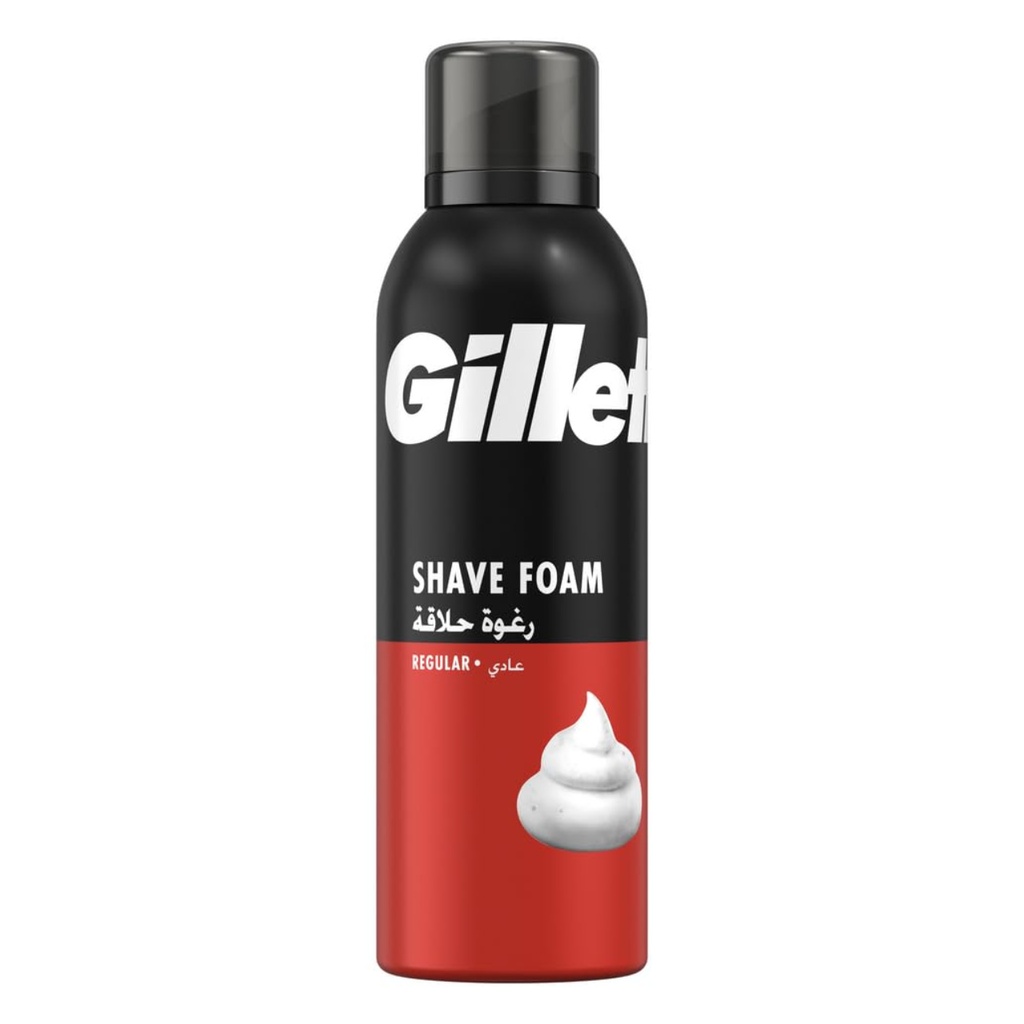 * Gillette Regular Shaving Foam, 200ml