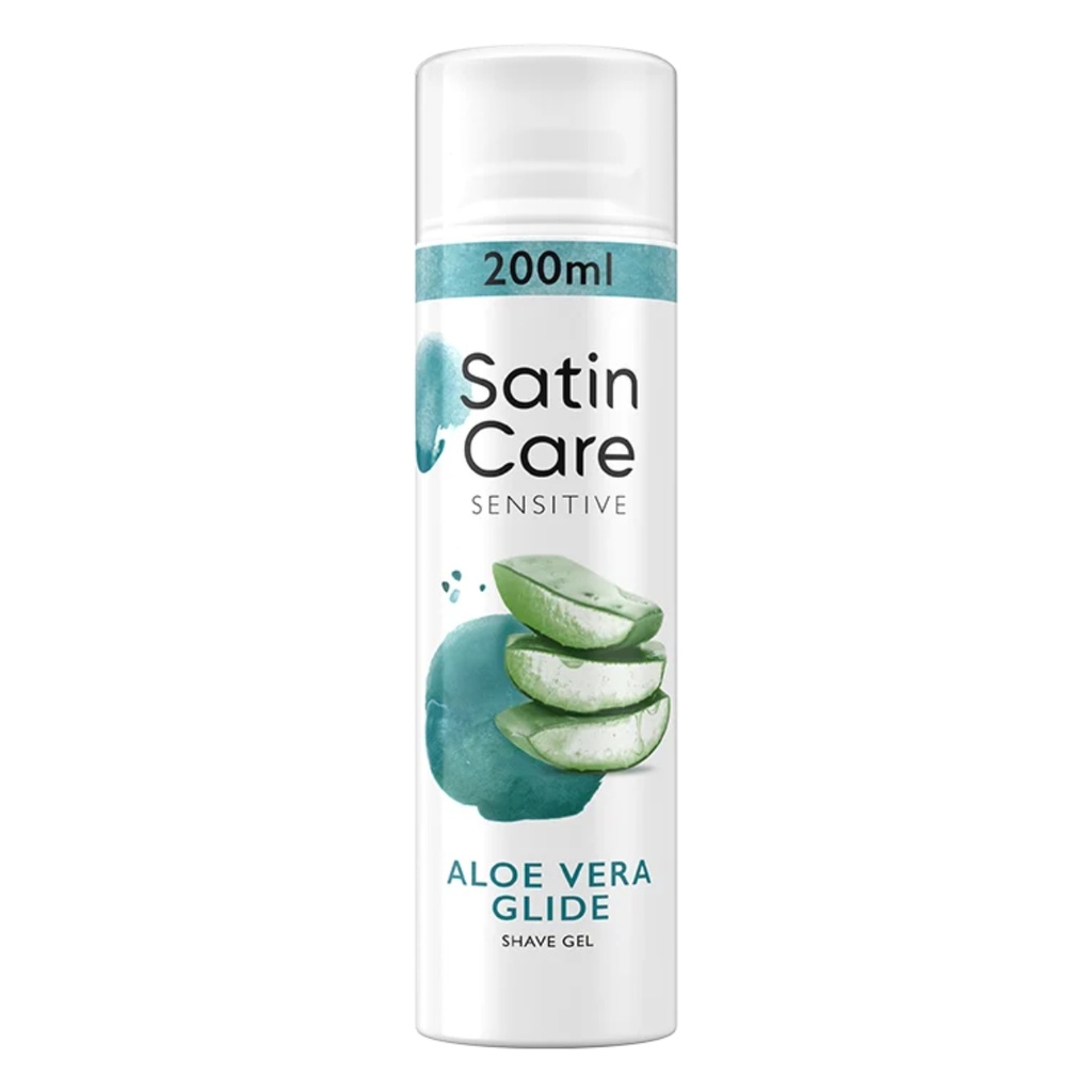 * Gillette Satin Care Aloe Vera Glide Shaving Gel, 200ml