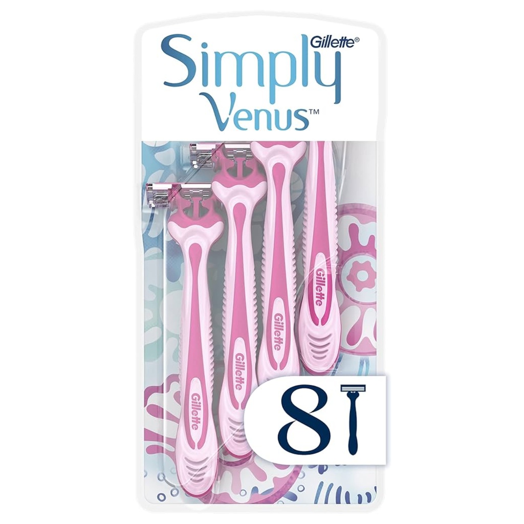 * Gillette Simply Venus3 Razor, 8's